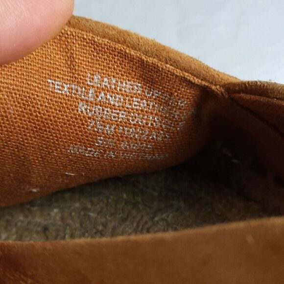 Tory Burch Women's US 7,5M Brown Leather Suede Flats Slip-On Espadrilles Shoes - Picture 16 of 16